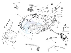 TUONO 1100 V4 RR E4 ABS (NAFTA) drawing Fuel tank