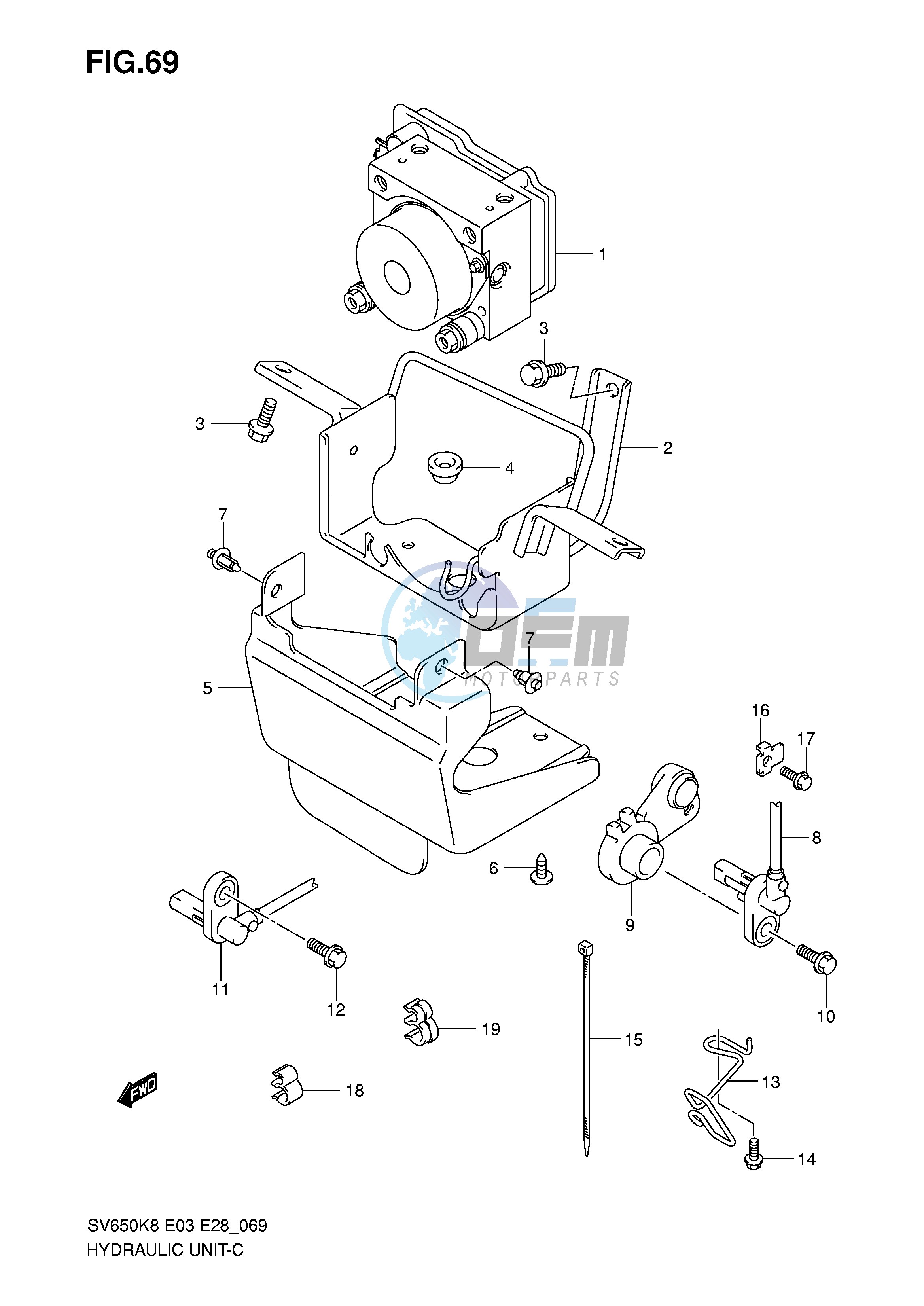 HYDRAULIC UNIT(SV650AK8 SAK8 AK9 SAK9 SAL0)