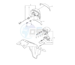 FZ1 FAZER ABS 1000 drawing TAILLIGHT