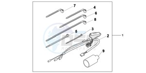 NC700DD INTEGRA E drawing KIT GRIP HEATER A