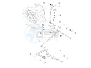 MGX 21 FLYING FORTRESS 1380 APAC drawing Gear lever