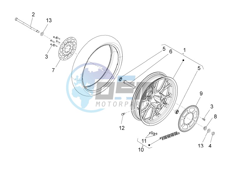 Rear wheel II