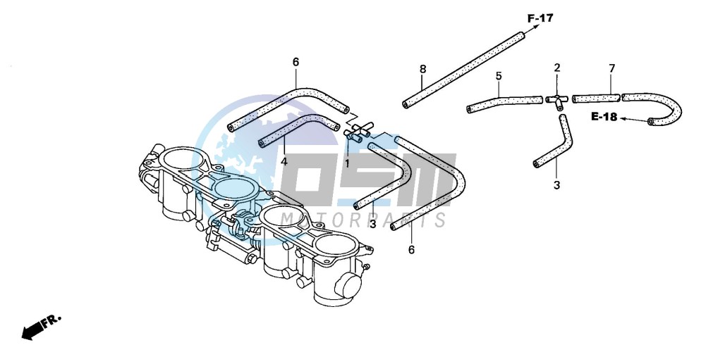 THROTTLE BODY (TUBING)