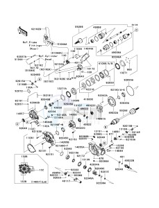 KRF 750 J [TERYX 750 FI 4X4 LE] (J9FA) J9FA drawing DRIVE SHAFT-FRONT