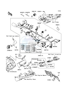 Z750 ABS ZR750MCF UF (UK FA) XX (EU ME A(FRICA) drawing Chassis Electrical Equipment