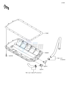 JET SKI ULTRA 310LX JT1500MEF EU drawing Oil Pan