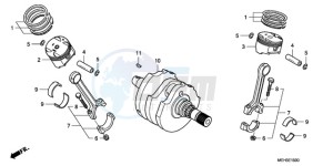 NSA700A9 Europe Direct - (ED / MME) drawing CRANKSHAFT/PISTON