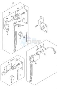 DF 9.9B drawing Switch Remote Control