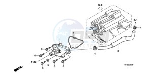 TRX420FEA Europe Direct - (ED / 2ED 4WD) drawing WATER PUMP COVER