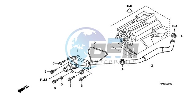 WATER PUMP COVER