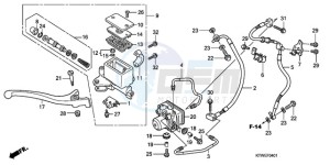 SH300AR9 Europe Direct - (ED / ABS SPC) drawing FR. BRAKE MASTER CYLINDER (SH300A/AR)