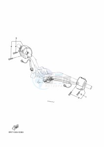 MWS125-A TRICITY 125 (BR7G) drawing HANDLE SWITCH & LEVER