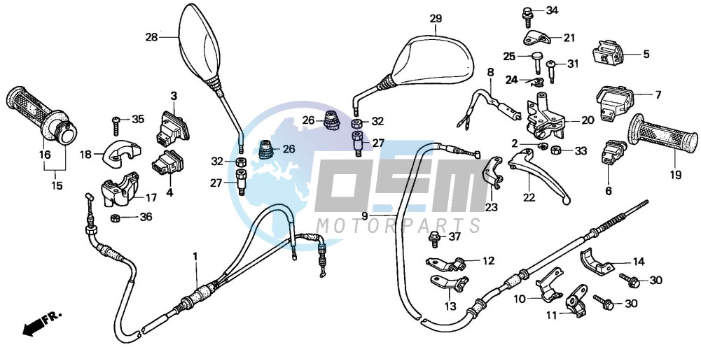 HANDLE LEVER/SWITCH/CABLE (1)