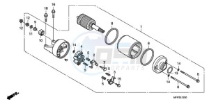 CB13009 BR / MME - (BR / MME) drawing STARTING MOTOR