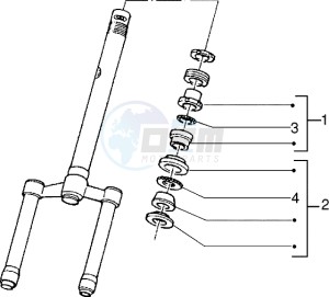 NRG 50 Extreme ZAPC220-210 drawing Steering bearing ball tracks