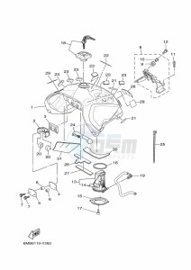 XTZ690 TENERE 700 (BMB8) drawing FUEL TANK