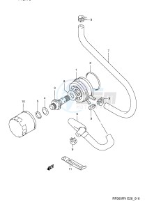 RF900R (E28) drawing OIL COOLER - OIL FILTER