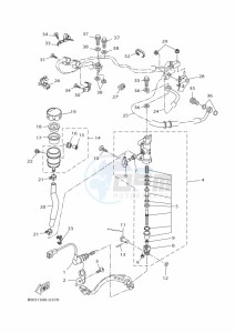 XTZ690D-B TENERE 700 (BW35) drawing REAR MASTER CYLINDER