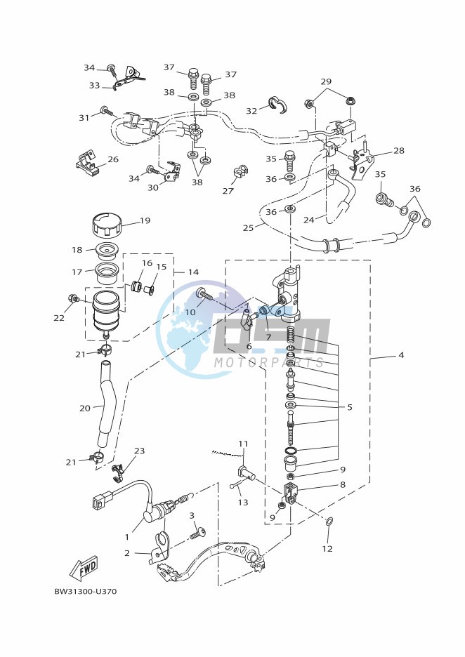 REAR MASTER CYLINDER