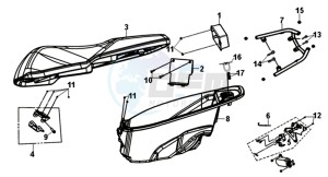 ORBIT III 50 45KMH (L8) EU drawing BUDDTSEAT - HELMET BOX - CARRIER