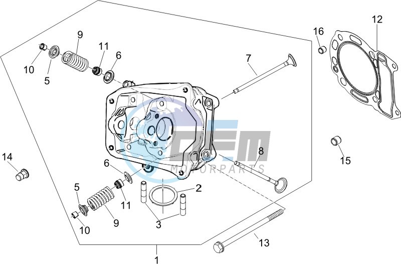 Cilinder head unit - Valve