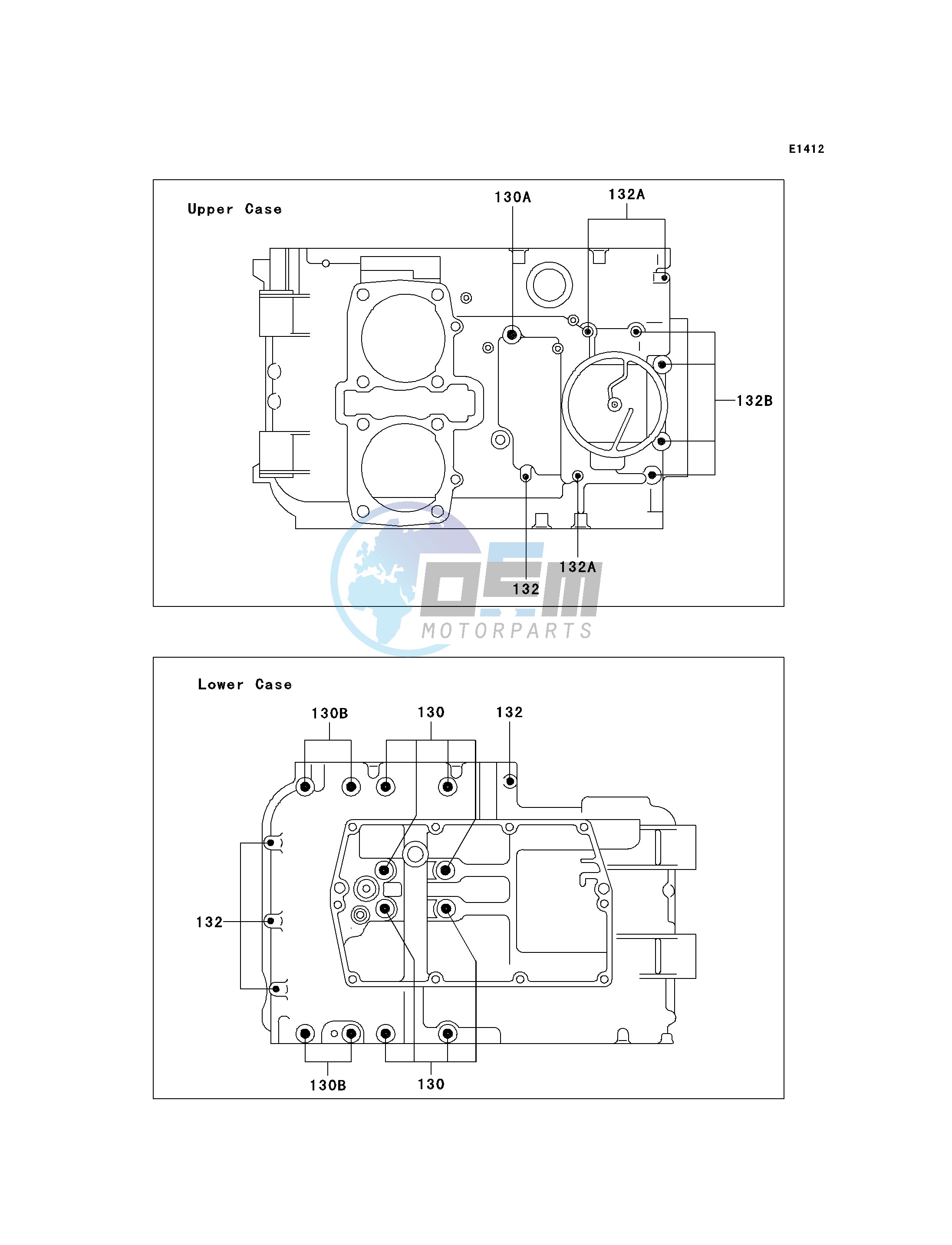 CRANKCASE BOLT PATTERN