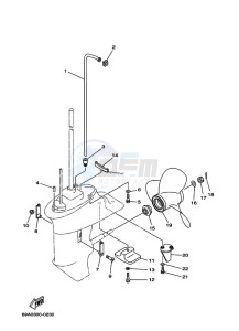 F15AEL drawing PROPELLER-HOUSING-AND-TRANSMISSION-2