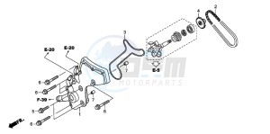 ST1300A drawing WATER PUMP COVER