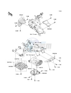 KSV 700 B [KFX700 V FORCE] (B1-B2) [KFX700 V FORCE] drawing GUARD-- S- -