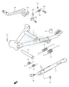 GSX400 (E30) drawing STAND