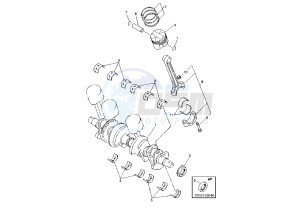 FZS FAZER 600 drawing CRANKSHAFT PISTON