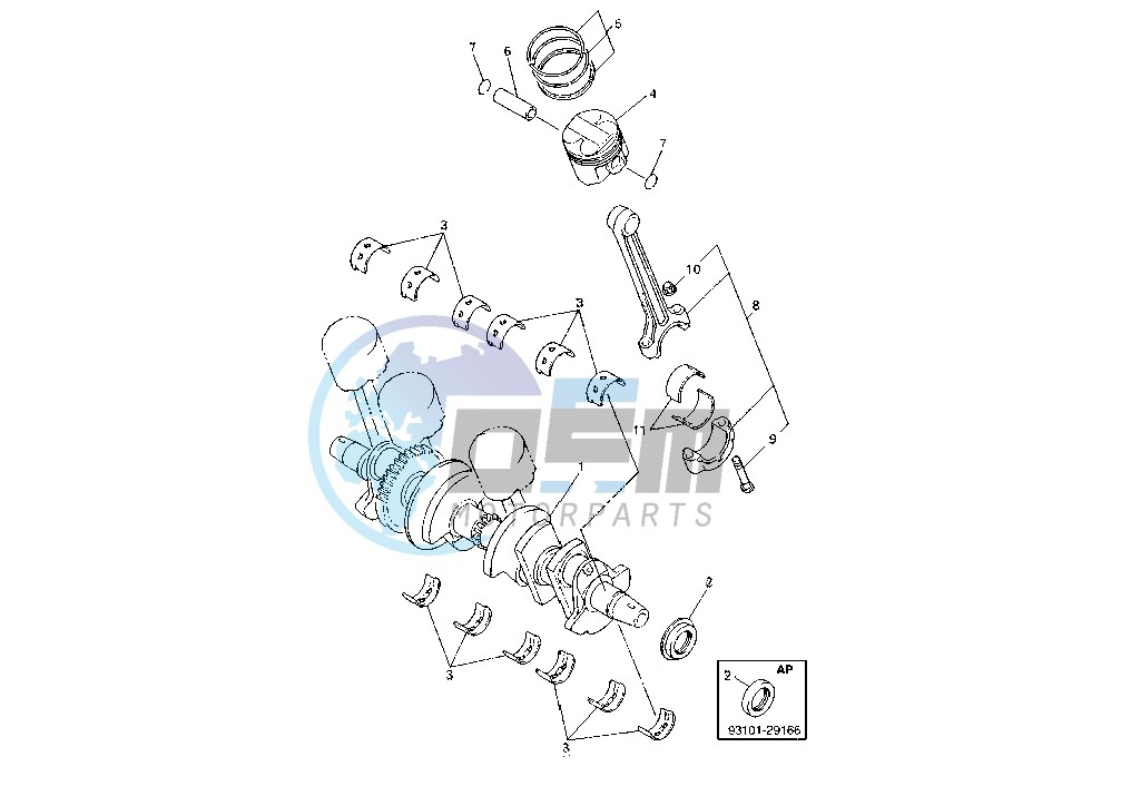 CRANKSHAFT PISTON