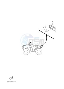 YFM700FWAD YFM700PLE GRIZZLY 700 EPS (2BGG 2BGH) drawing ELECTRICAL 2