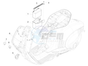 946 150 4T 3V ABS ARMANI (APAC) (A, C) drawing Remote control switches - Battery - Horn