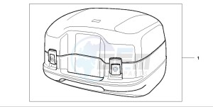 ST1100A drawing TOP BOX 35L