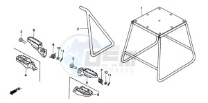 CR125R drawing STAND/STEP