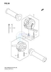 GSX1300BK (E3-E28) drawing HANDLE SWITCH