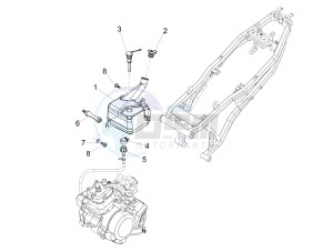 RS 50 RS4 50 2T E4 (APAC, EMEA) drawing Mix oil tank