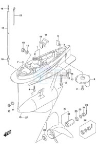 DF 150A drawing Gear Case