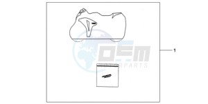 CBR1000RA9 Korea - (KO / ABS) drawing INDOOR CYCLE COVER