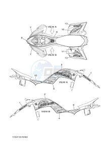 YFM700R YFM700RSE RAPTOR 700R (1VSA 1VSB 1VSC) drawing GRAPHICS 2