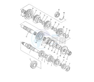 XJR 1300 drawing TRANSMISSION