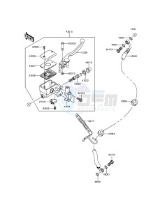 VULCAN 900 CLASSIC VN900BGF GB XX (EU ME A(FRICA) drawing Front Master Cylinder