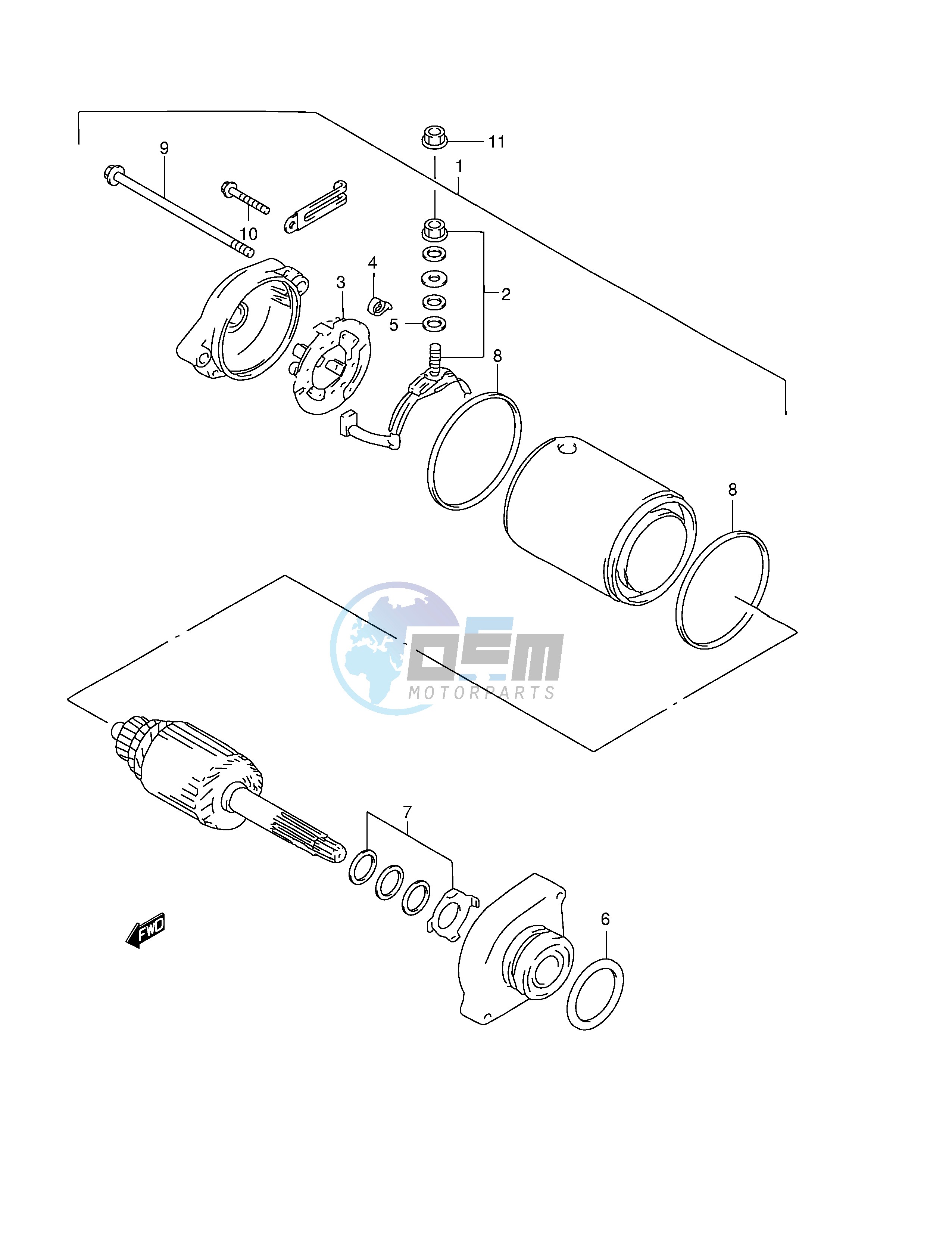 STARTING MOTOR