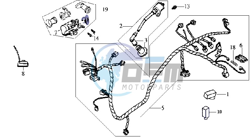 WIRING HARNASS - ELECTRONIC PARTS