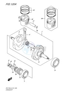 DR-Z125L EU drawing CRANKSHAFT