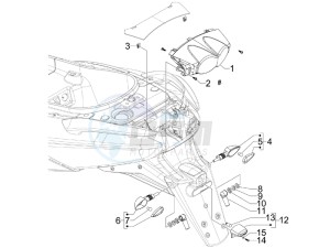 GP 800 drawing Tail light - Turn signal lamps