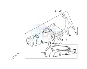 MIO 50 SPORT 45KMH drawing EXHAUST