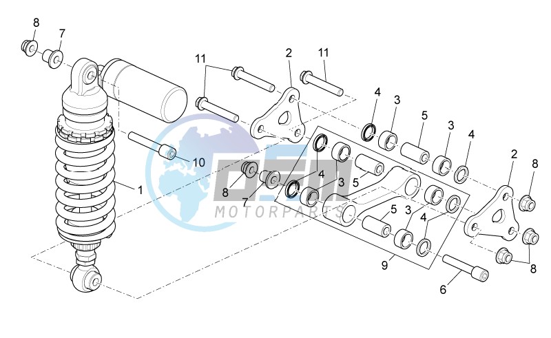 Rear Shock absorber