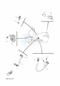 GPD155-A NMAX 150 (BBDG) drawing METER